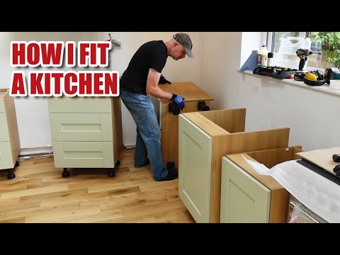 How to fit a kitchen | DIYTipsWorld.com