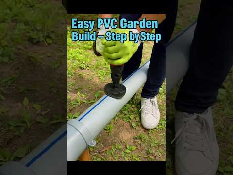 Simple Pvc Build DIY PVC Garden Project | Simple Step by Step Build ...